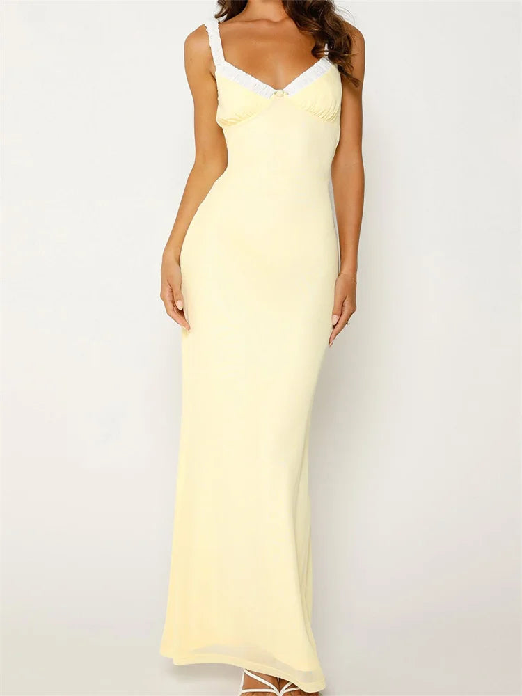 Women Sleeveless V-neck Backless Floral Print Patchwork Summer Cocktail Party Female Vestidos