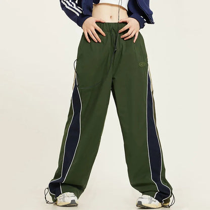 Men and Women Straight-leg Drawstring Sweatpants