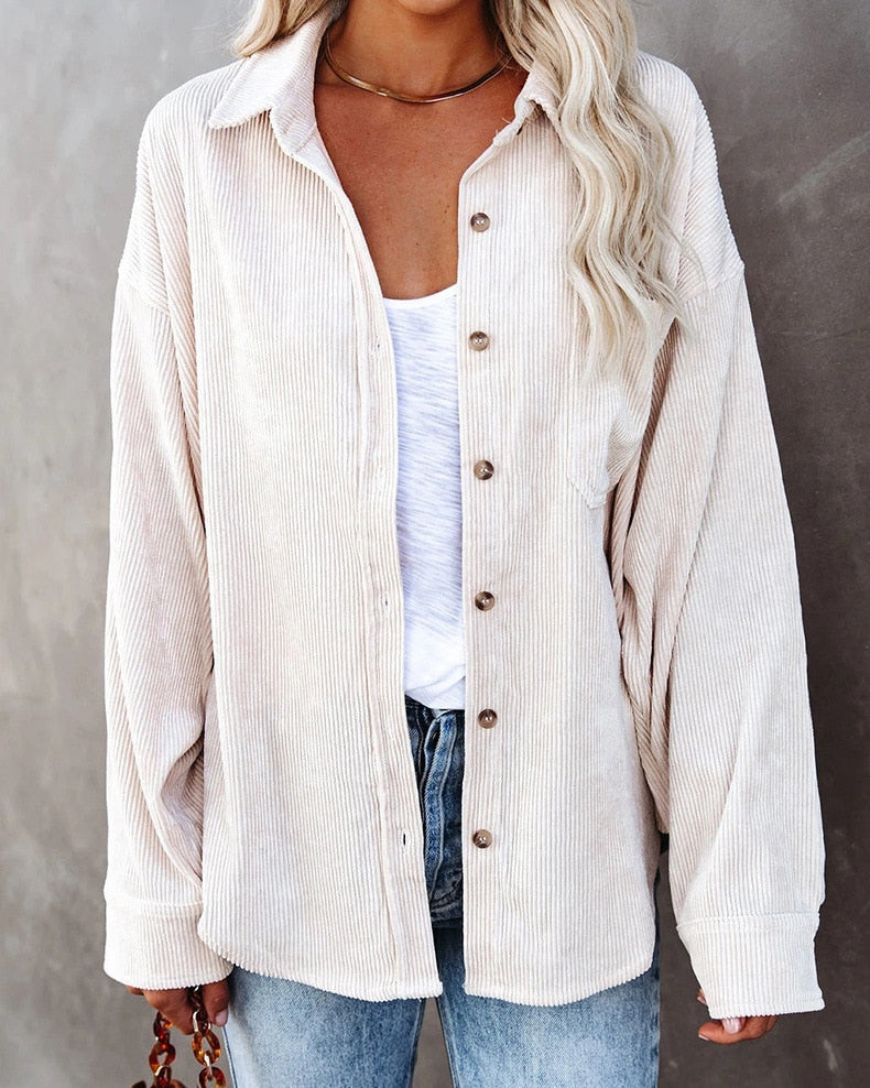 Corduroy Tunic Ladies Coats