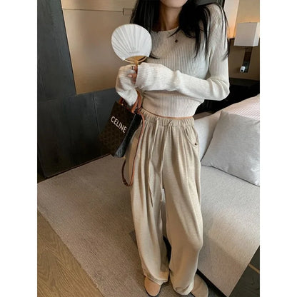 Grey Oversized Baggy Pants