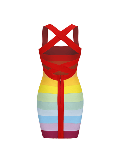 Bandage Bodycon Mini Dress