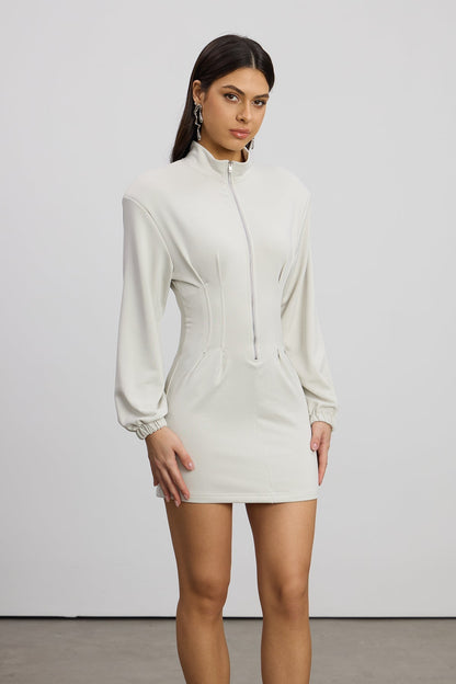 Ruched Bandeau Bodycon Mini Dress
