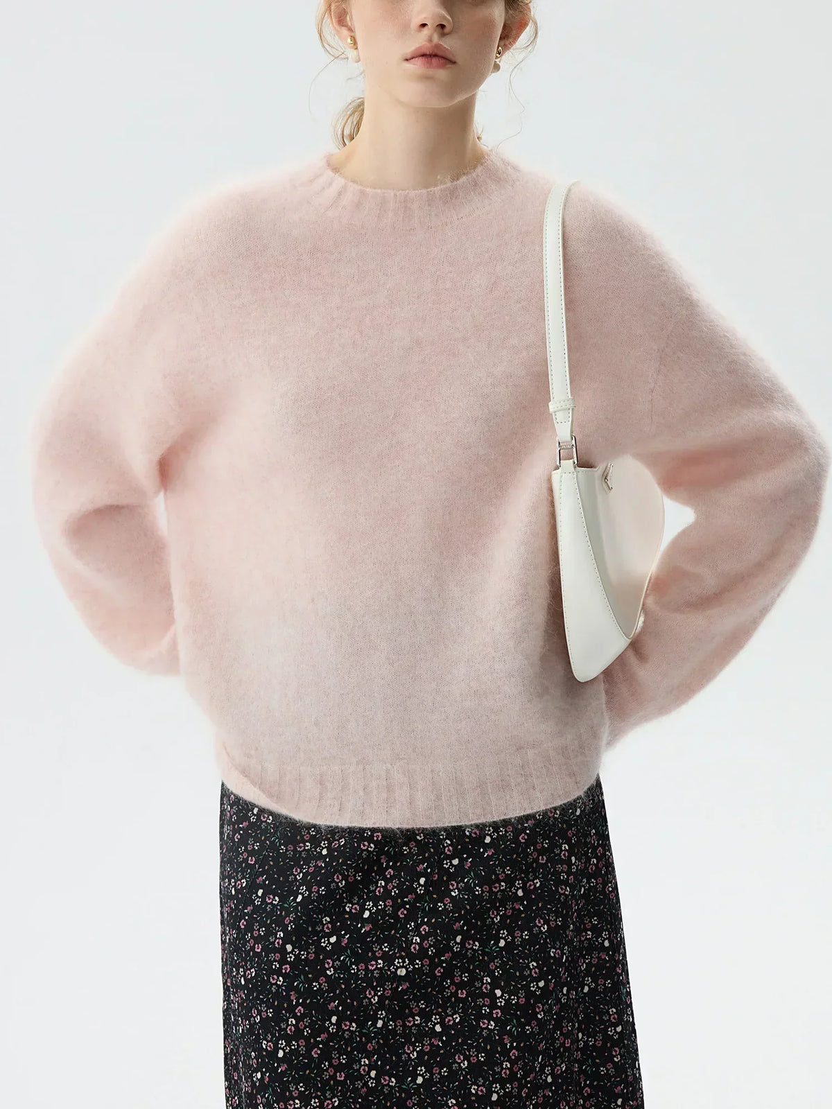 Wool Mohair Thick Pullover Sweater Sweater