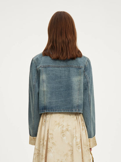 Retro Casual Short High Street Loose Skirt Suit Jacket