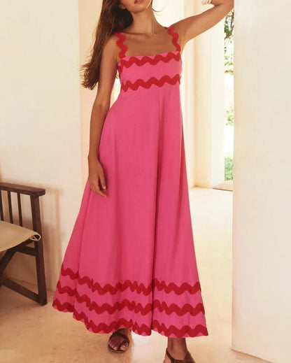 Summer Holiday Elegant Vintage Sling Long Maxi Boho Dress