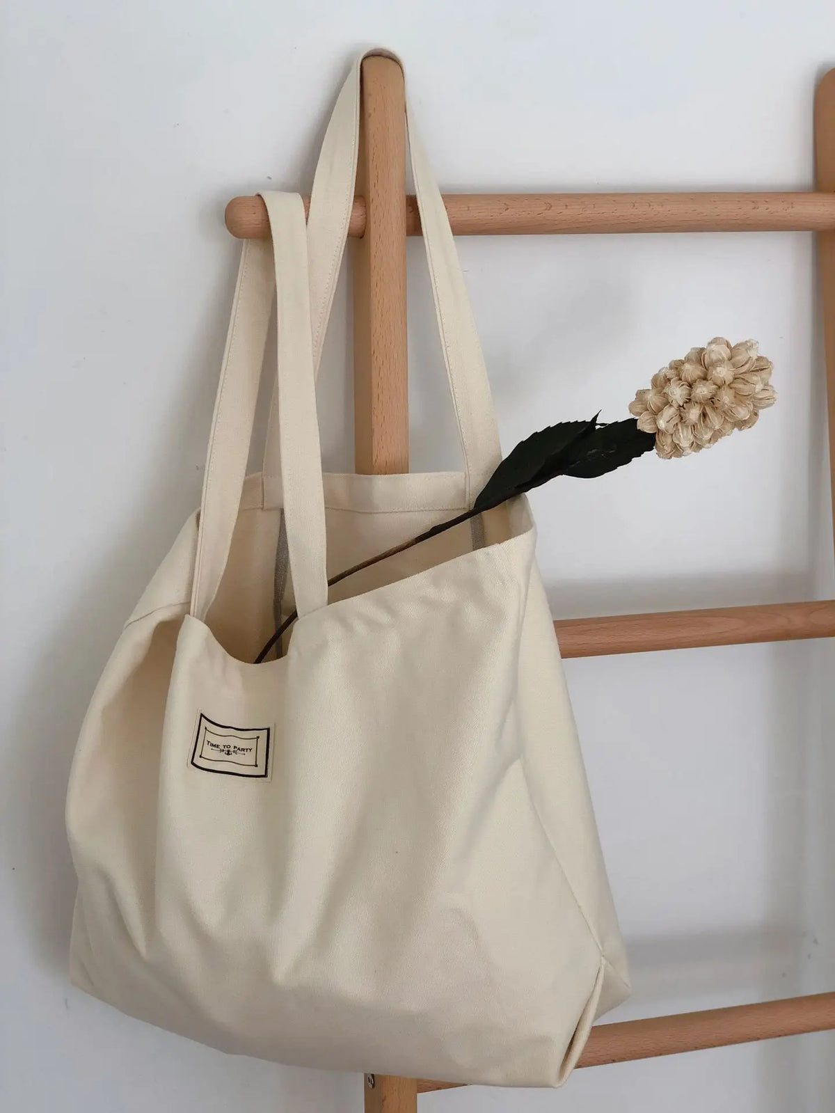 Women Canvas Simple Tote Bag Foldable Reusable Grocery Large Shopping Shopper Casual Girls Shoulder Bags Handbag
