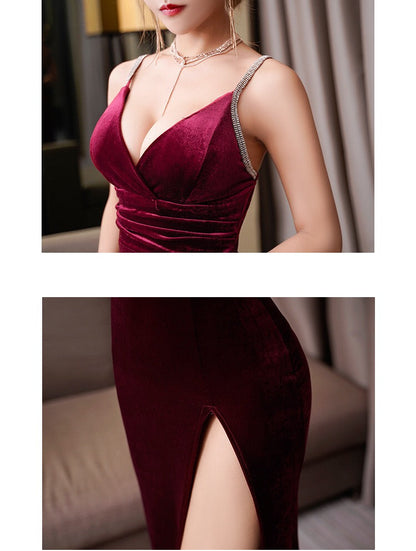 Macy Formal Stylish Velvet Dress