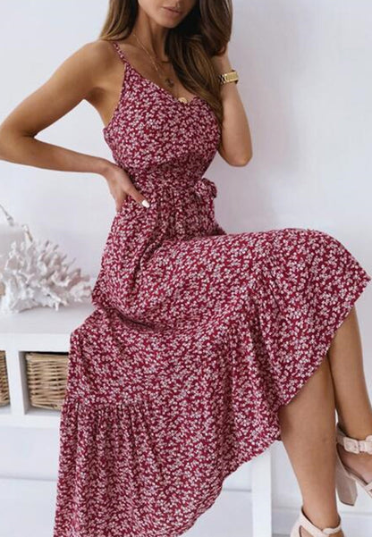 High Low Soft Daisy Dress