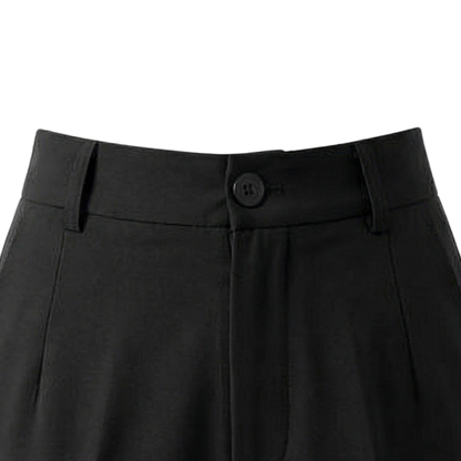 Women's High-Waisted Wide-Leg Suit Trousers