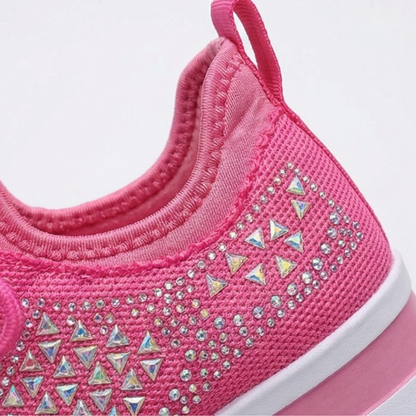 Women’s Rhinestone Wedge Sneakers