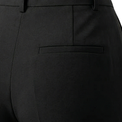 Women's High-Waisted Wide-Leg Suit Trousers