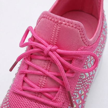 Women’s Rhinestone Wedge Sneakers