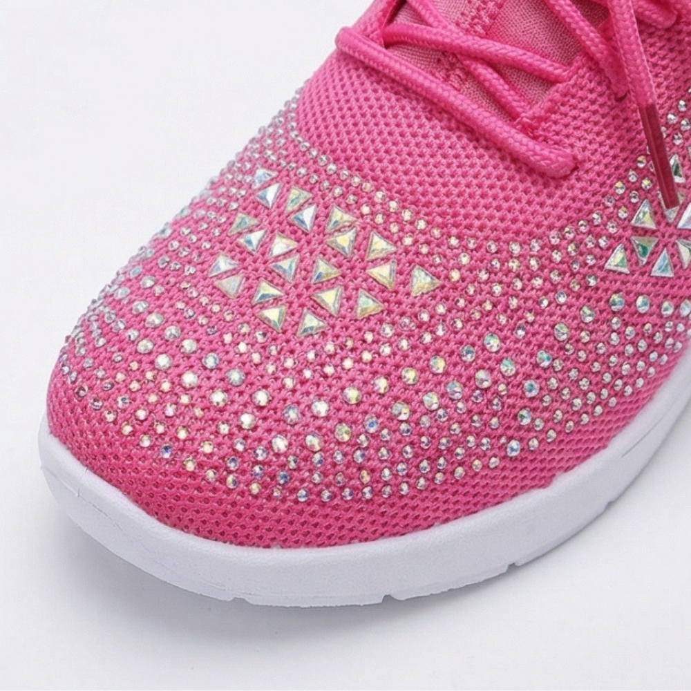 Women’s Rhinestone Wedge Sneakers