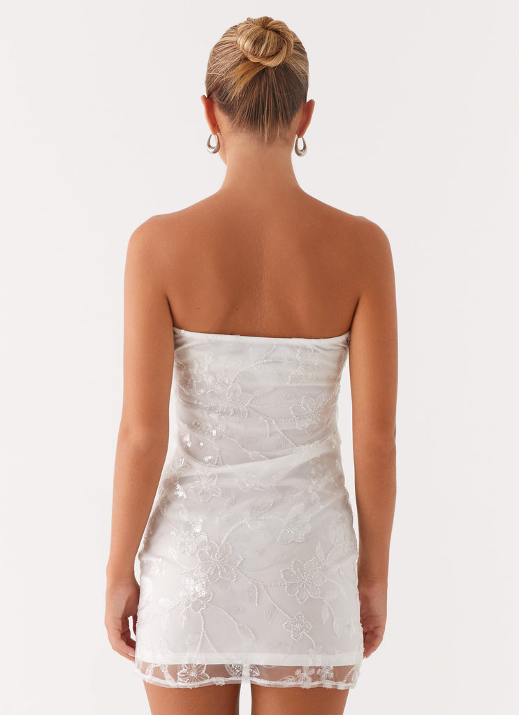 Sequin Embellished Halter Deep Cowl Neck Mini Dress