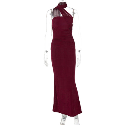 Leilani Ruched Bodycon Maxi Dress