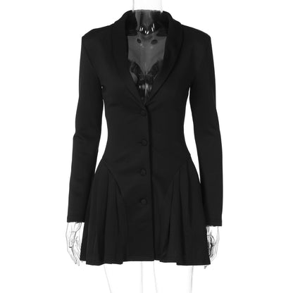 Louella Collared Ruffle Mini Dress