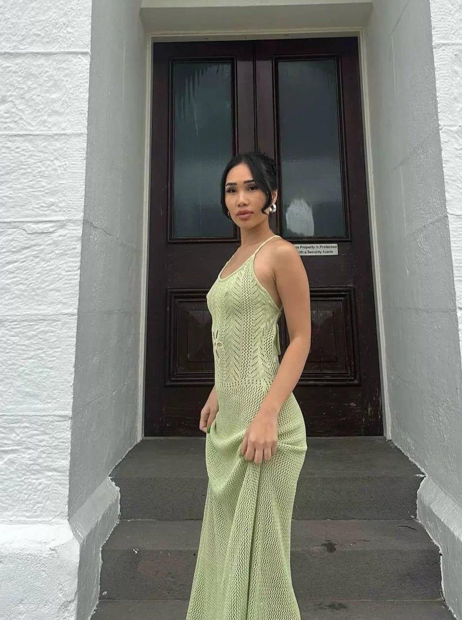 Romina Crochet Maxi Dress