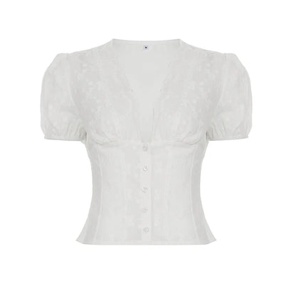 Yuritzi Bow-Detail Ruffle Blouse