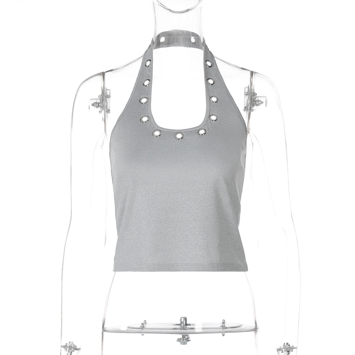 Egypt Eyelet Halter Tank Top