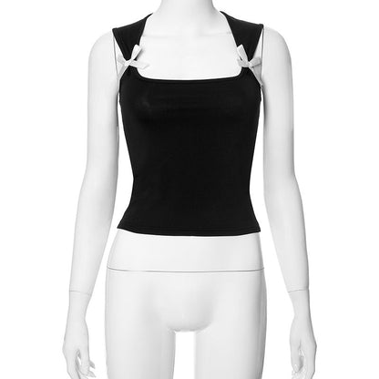 Ambria Square Neck Crop Top