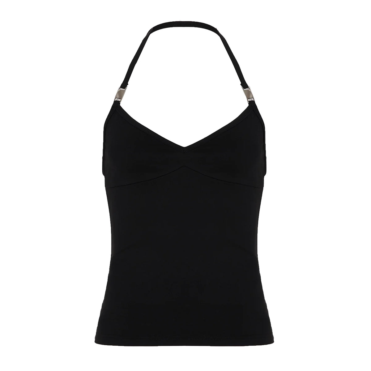 Coraline Metal Halter Top