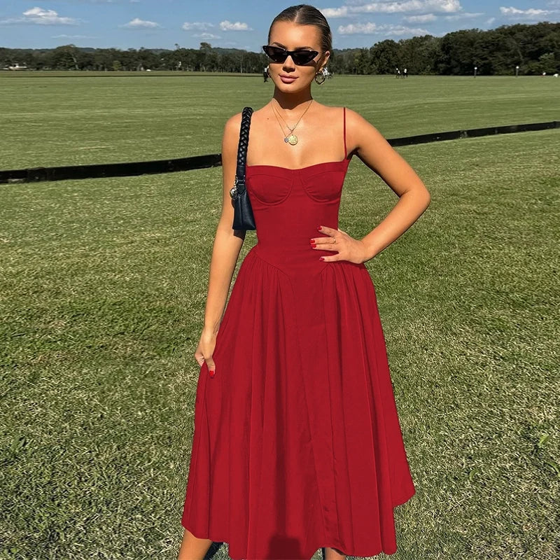 Kadence Square Neck Maxi Dress