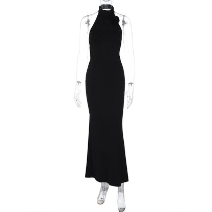 Iliana Halter Backless Maxi Dress