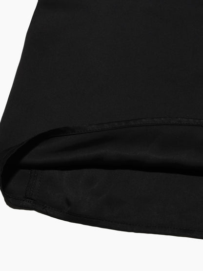Black Cowl Neck Bell Sleeve Tie Waist Bodycon Maxi Dress