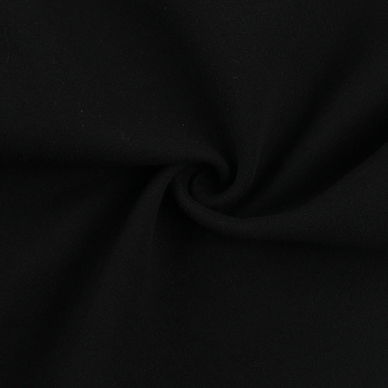 Square Neck Structured Tulip Pleat Bubble Hem Mini Dress