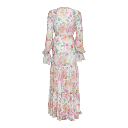 Hattie Pastel Floral String Bikini & Cover-Up Set