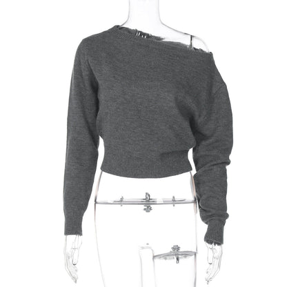 Aisha Knit One Shoulder Top