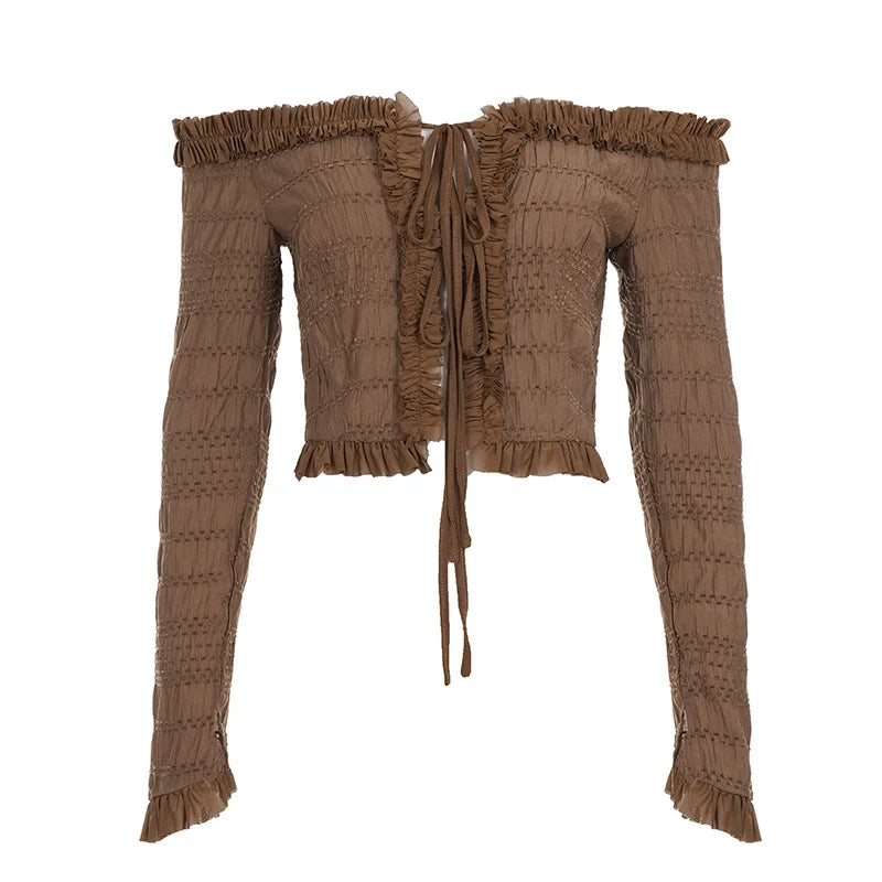 Bobbie Tie-Front Crop Cardigan