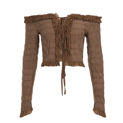 Bobbie Tie-Front Crop Cardigan