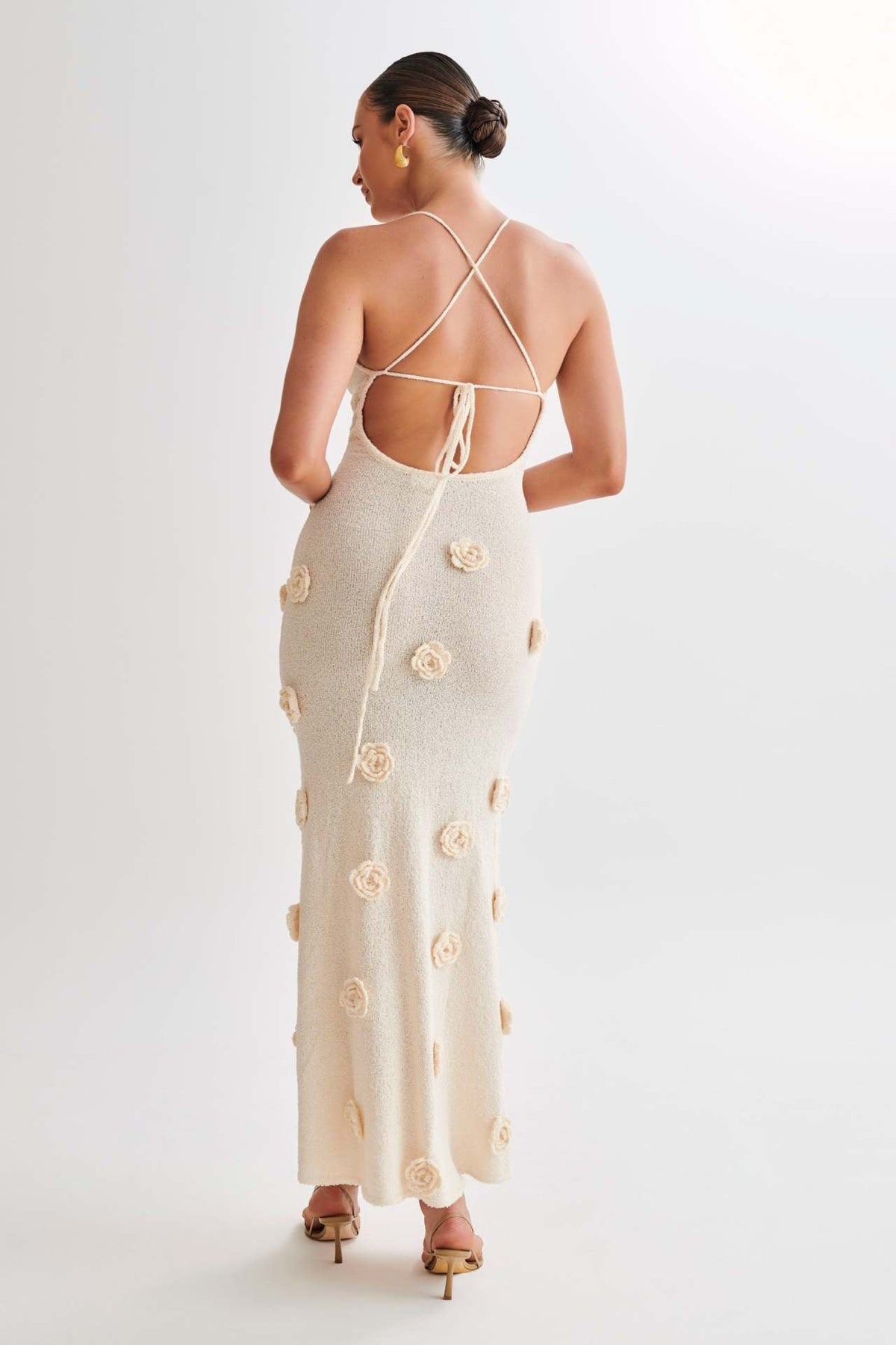 Natalie Floral Embellished Maxi Dress
