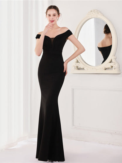 Elegant banquet evening dress
