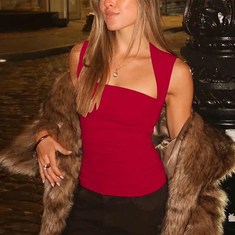 Sharlene Square Neck Crop Top