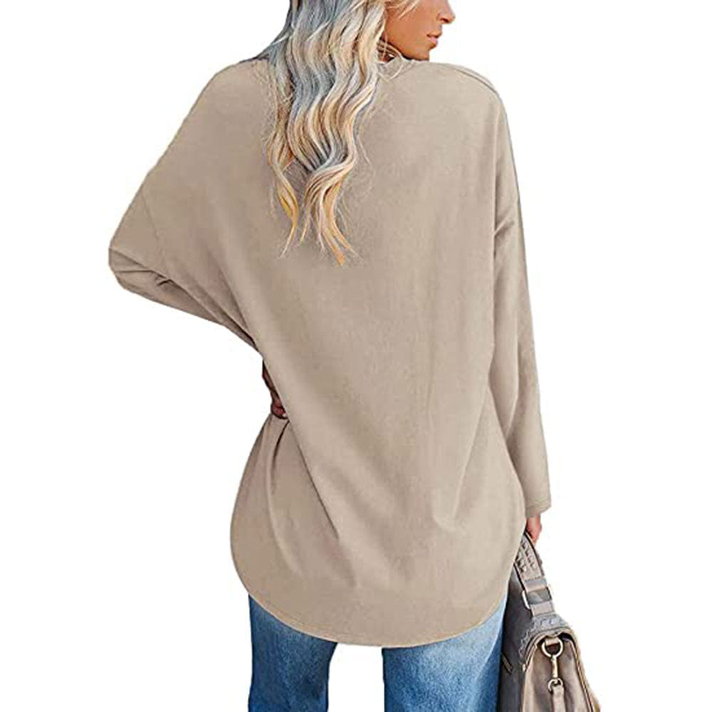 Dolman Knit Sweater Midi Dress