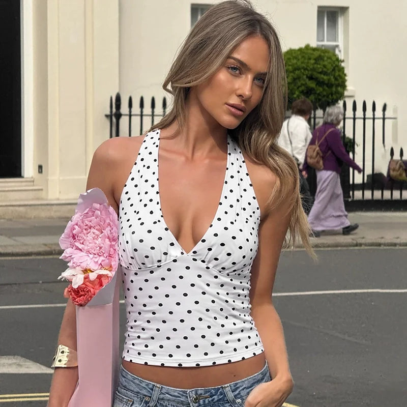 Lanna Backless Halter Top