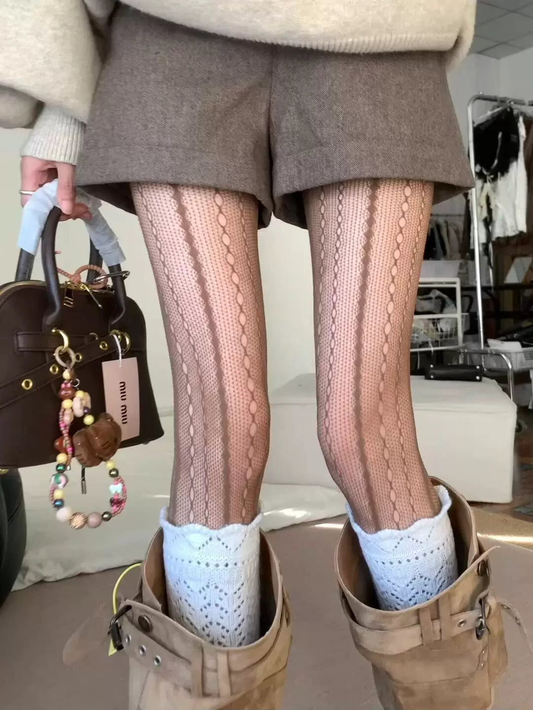 Rylan Chain Pattern Stocking Set