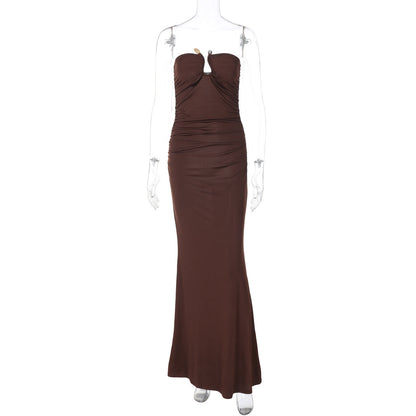 Sadee Strapless Bodycon Maxi Dress