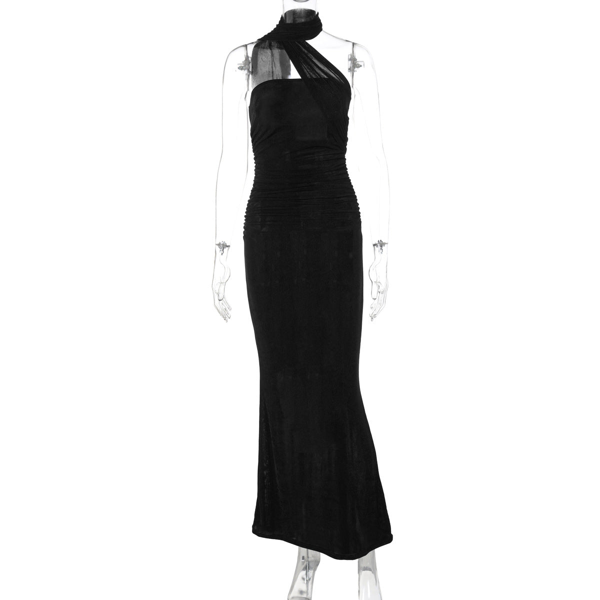 Leilani Ruched Bodycon Maxi Dress