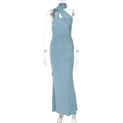 Leilani Ruched Bodycon Maxi Dress