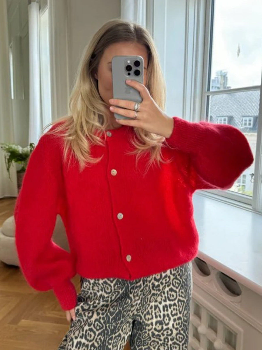 Lyrik Macaron Knit Cardigan