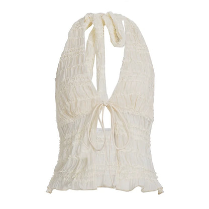 Lundyn Lace Halter Top