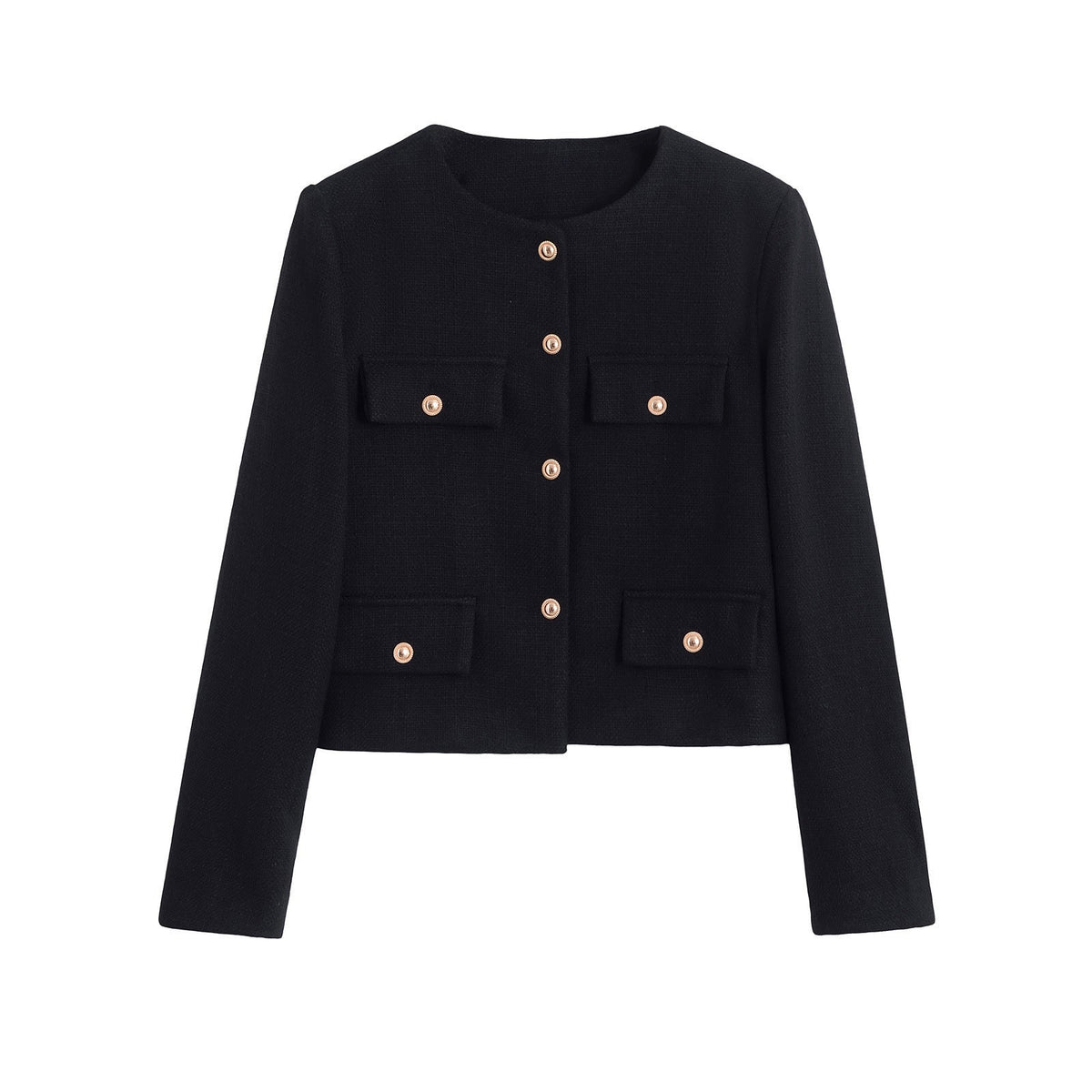 Sunday Bouclé Button Coat