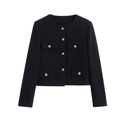 Sunday Bouclé Button Coat