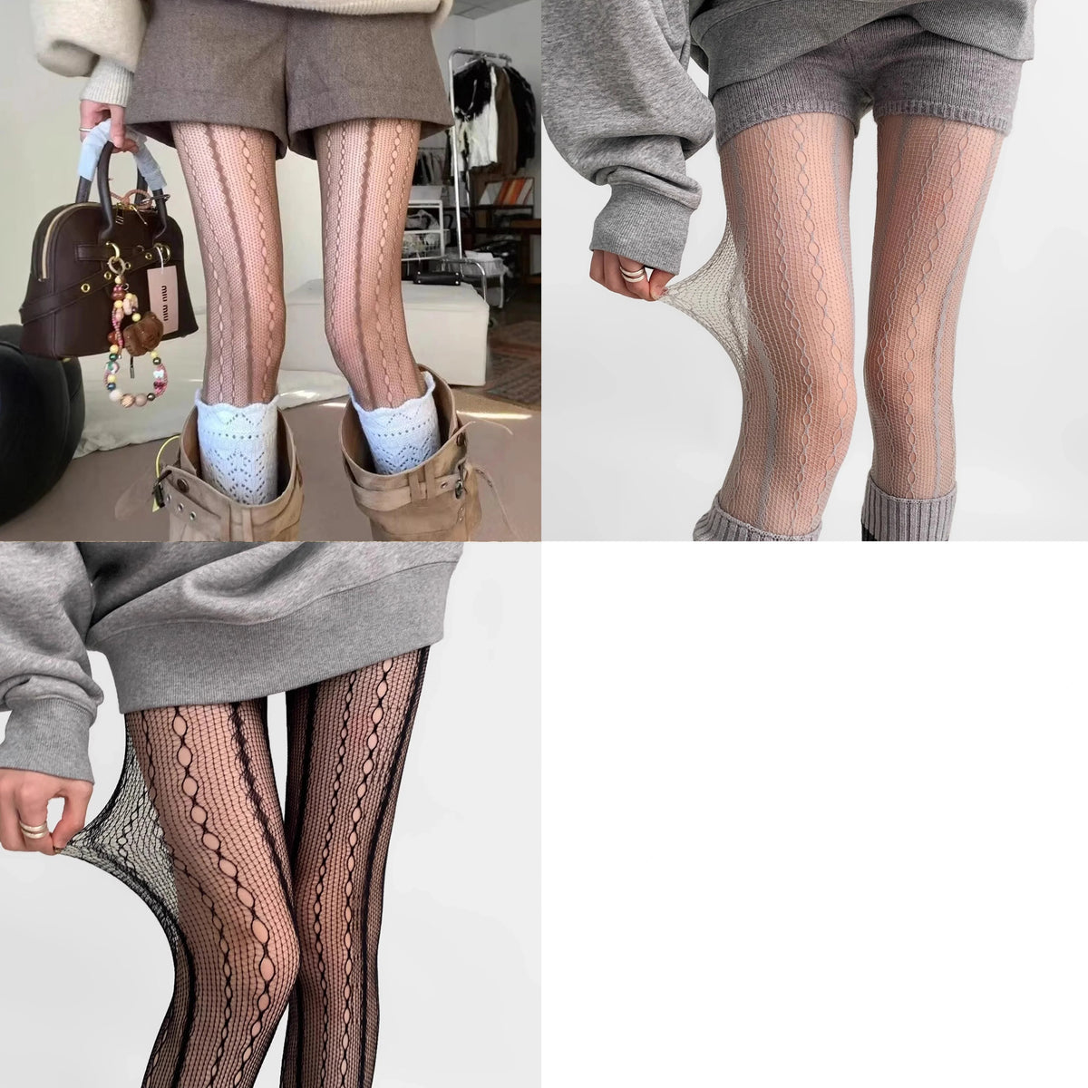 Rylan Chain Pattern Stocking Set