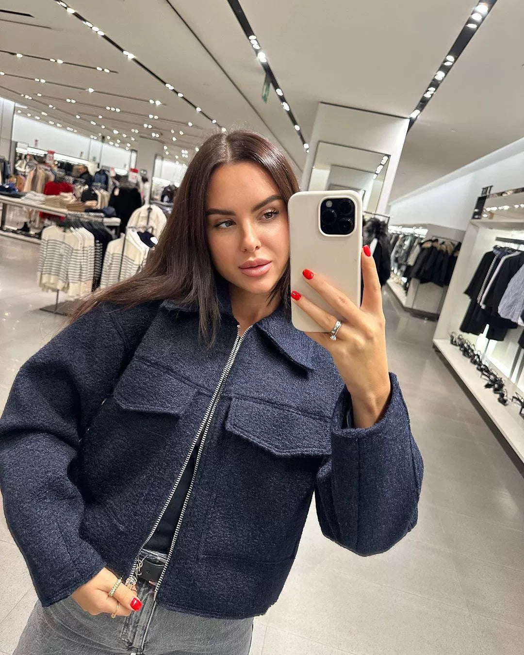 Jesse Wool Zip Jacket