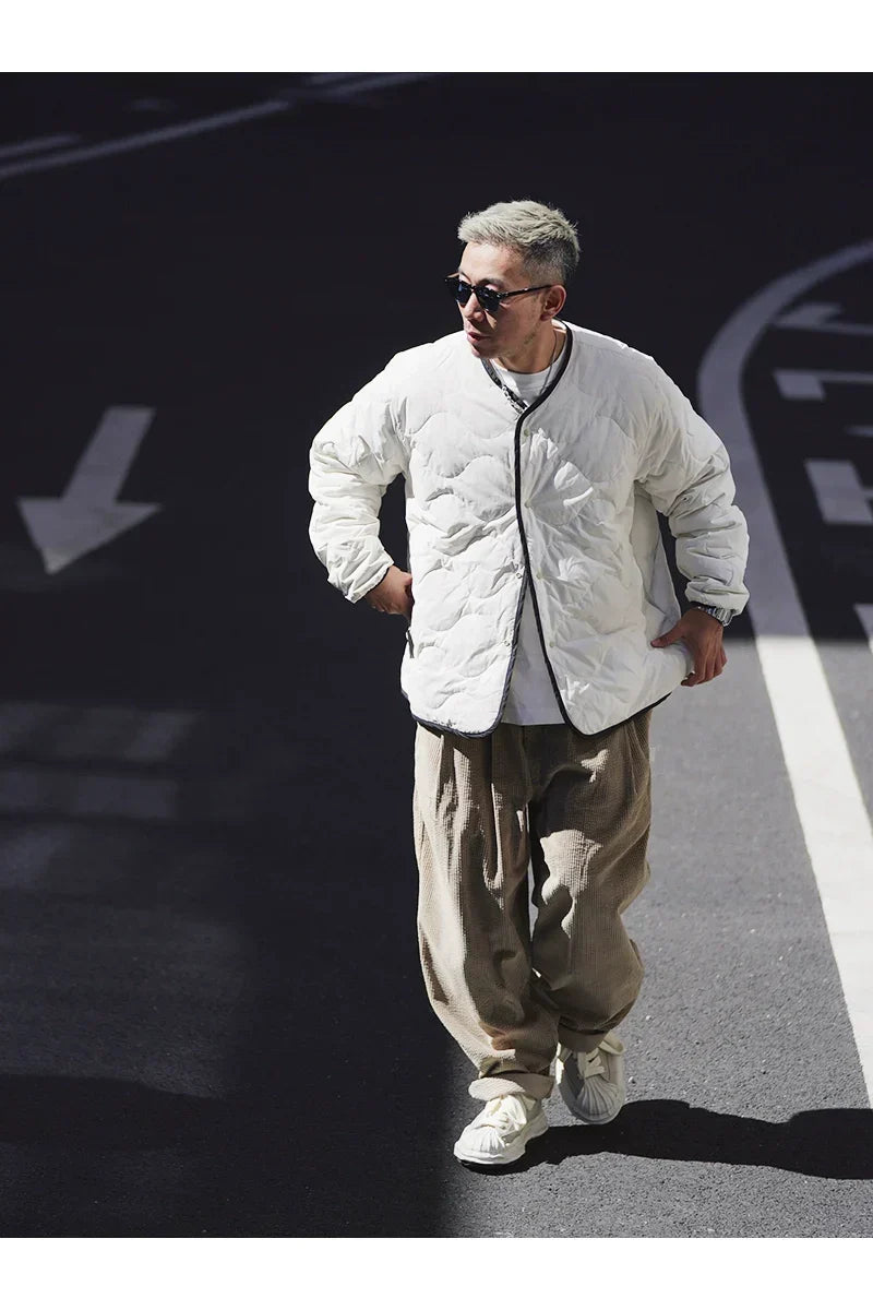 Short Double-Sided Down Jacket