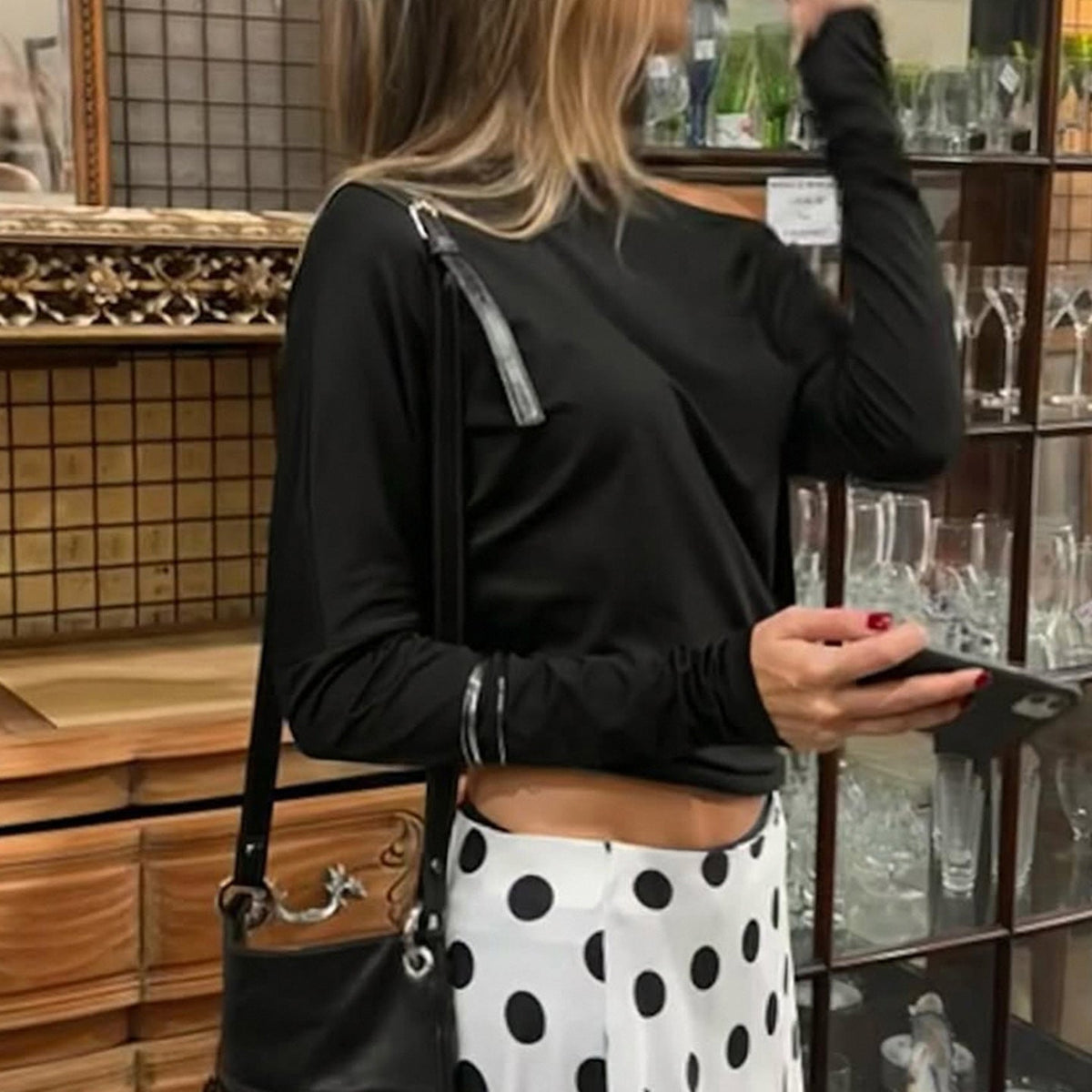 Calista Off Shoulder Knit Top
